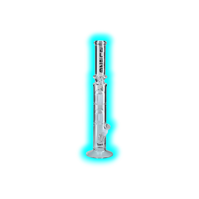 Blaze Tower Ice Bong 2x8 Arm Perkolator Klar