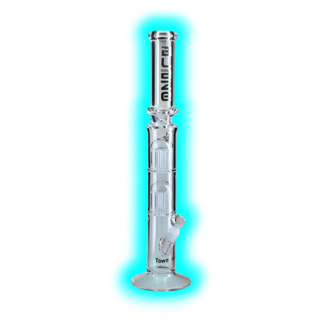 Blaze Tower Ice Bong 2x8 Arm Perkolator Klar