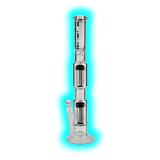 Blaze Tower Ice Bong 2x8 Arm Perkolator Schwarz