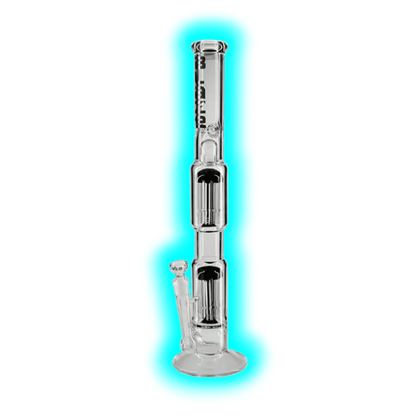 Blaze Tower Ice Bong 2x8 Arm Perkolator Schwarz