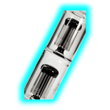 Blaze Tower Ice Bong 2x8 Arm Perkolator Schwarz
