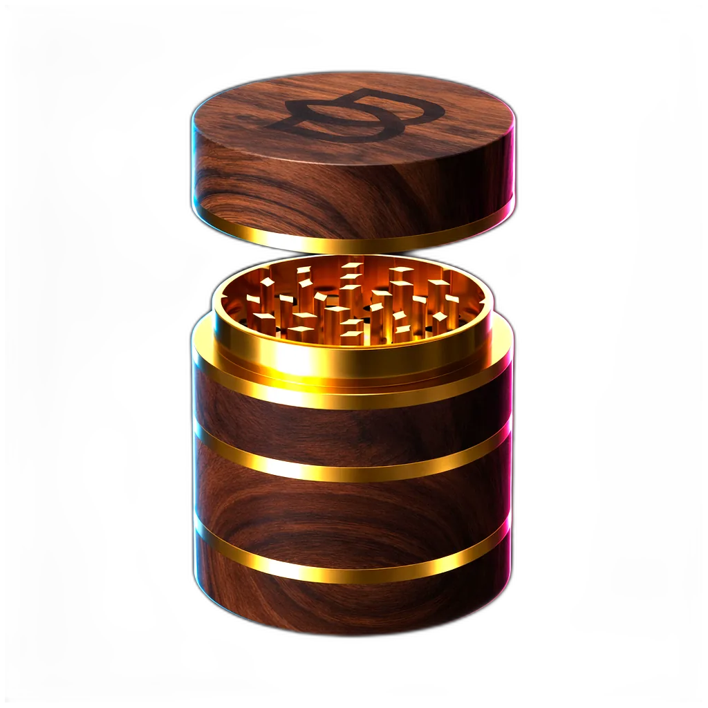 Bloomint Walnut Grinder 4Parts 63mm von hinten fotografiert (Rückansicht)