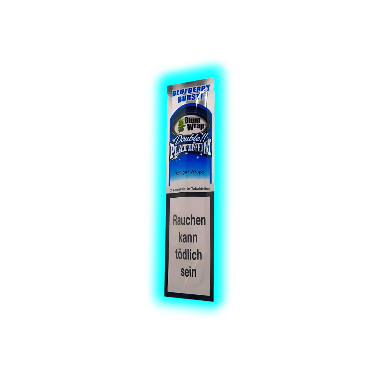 Blunt Wraps Double Platinum Blueberry 2 in 1