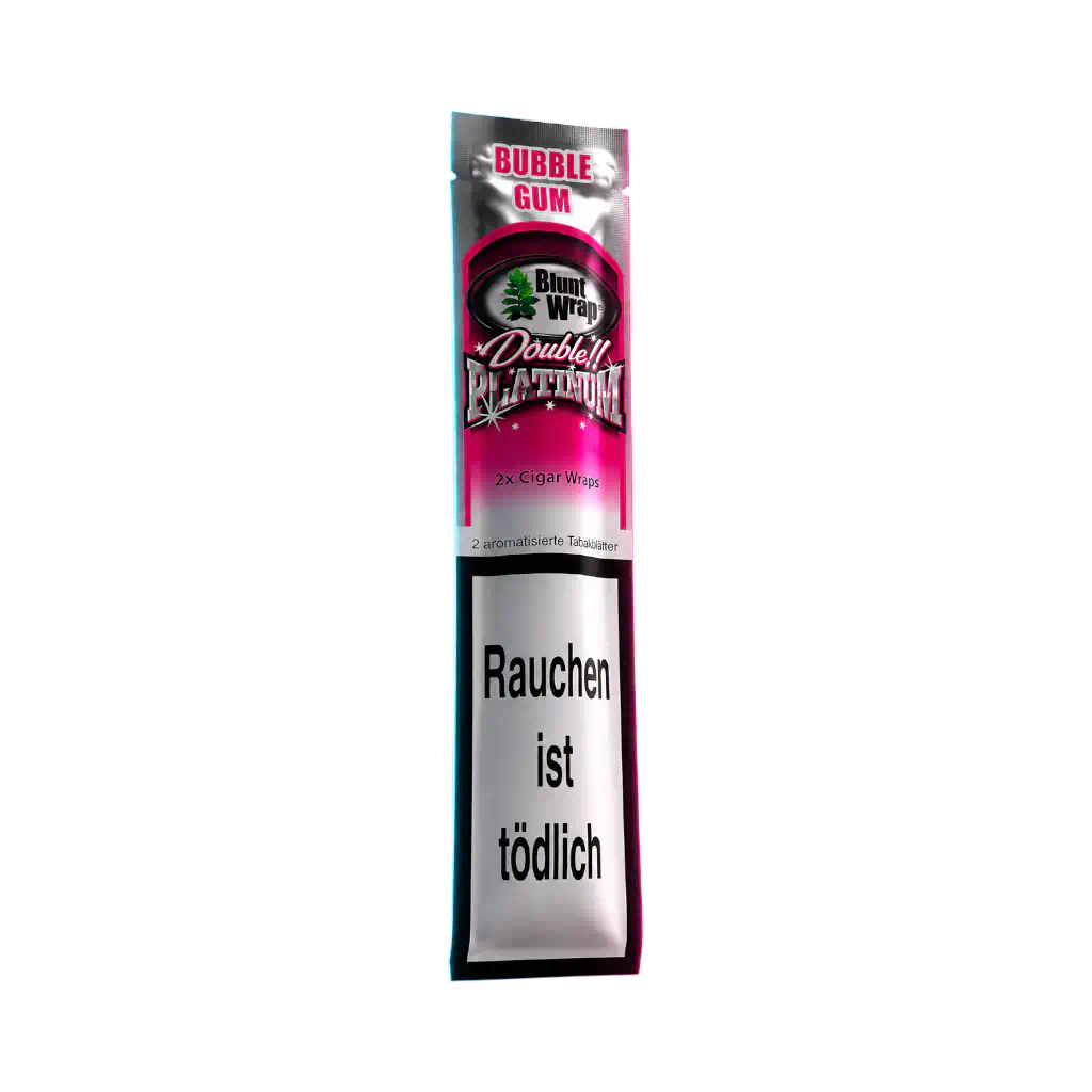 Blunt Wraps Double Platinum Bubblegum 2 in 1