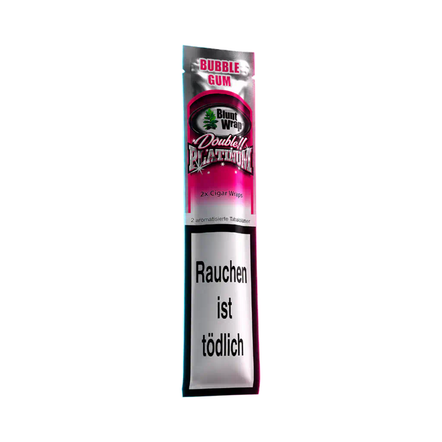 Blunt Wraps Double Platinum Bubblegum 2 in 1