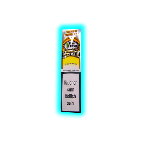 Blunt Wraps Double Platinum French Vanilla 2 in 1