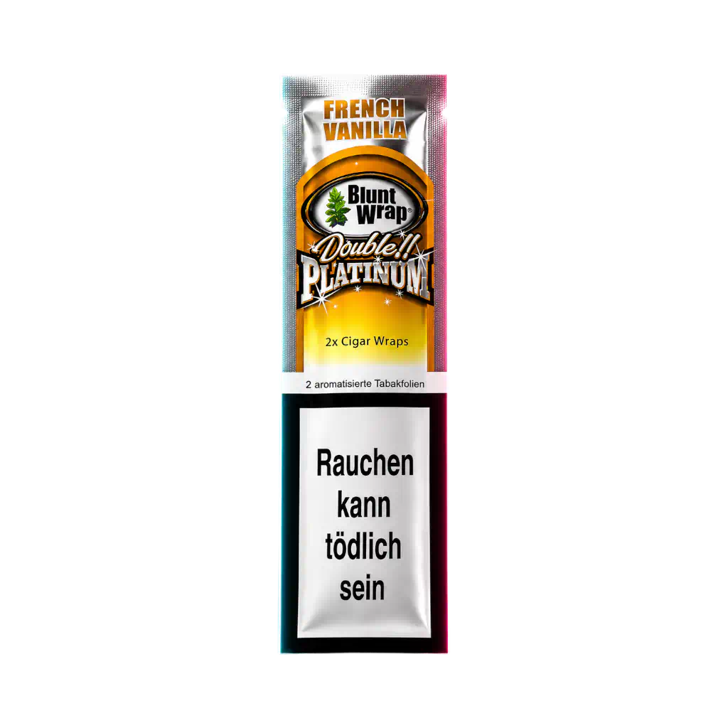 Blunt Wraps Double Platinum French Vanilla 2 in 1