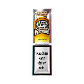Blunt Wraps Double Platinum French Vanilla 2 in 1
