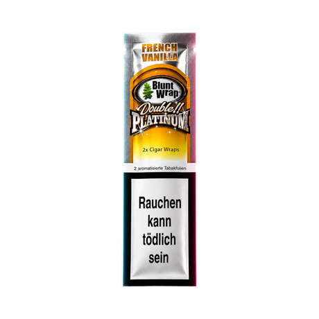 Blunt Wraps Double Platinum French Vanilla 2 in 1