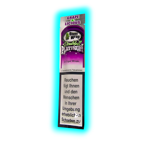 Blunt Wraps Double Platinum Grape-a-licious 2 in 1