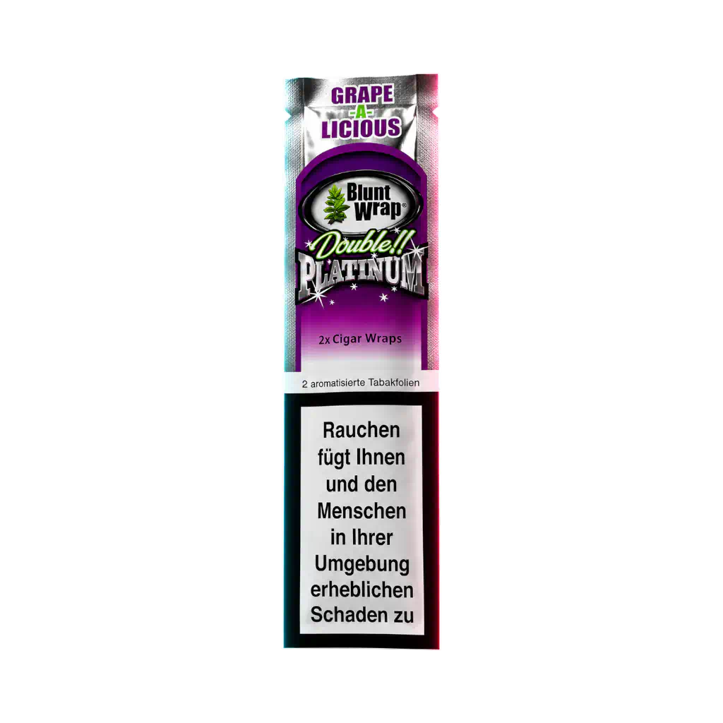 Blunt Wraps Double Platinum Grape-a-licious 2 in 1