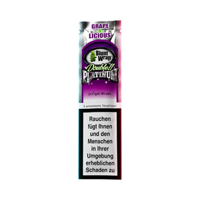 Blunt Wraps Double Platinum Grape-a-licious 2 in 1