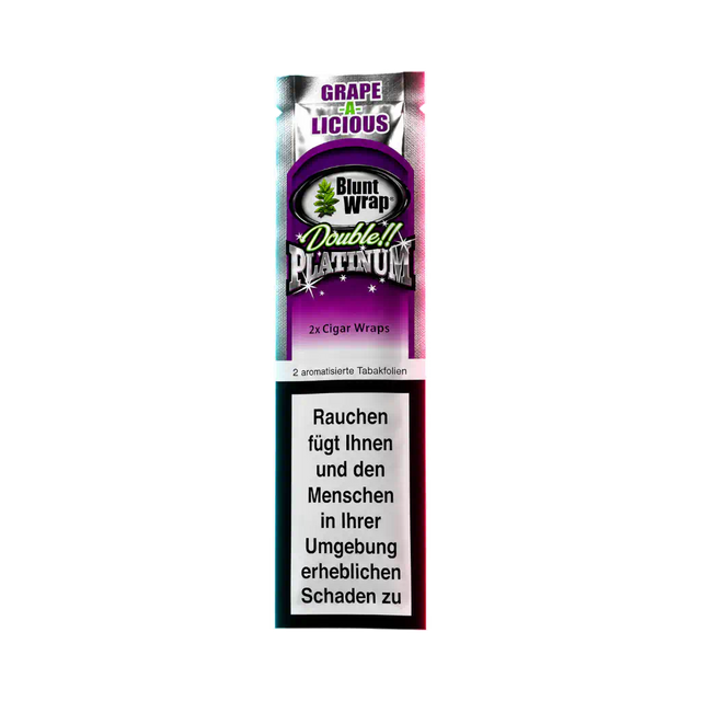 Blunt Wraps Double Platinum Grape-a-licious 2 in 1