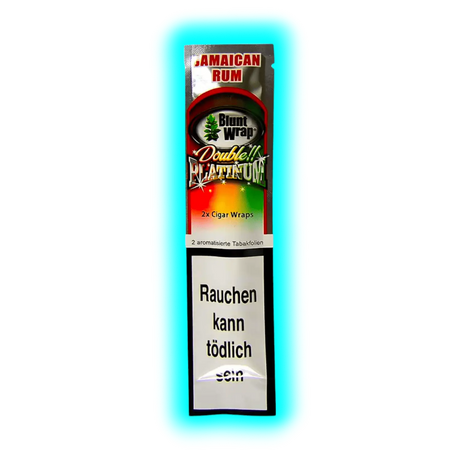 Blunt Wraps Double Platinum Jamaican Rum 2 in 1