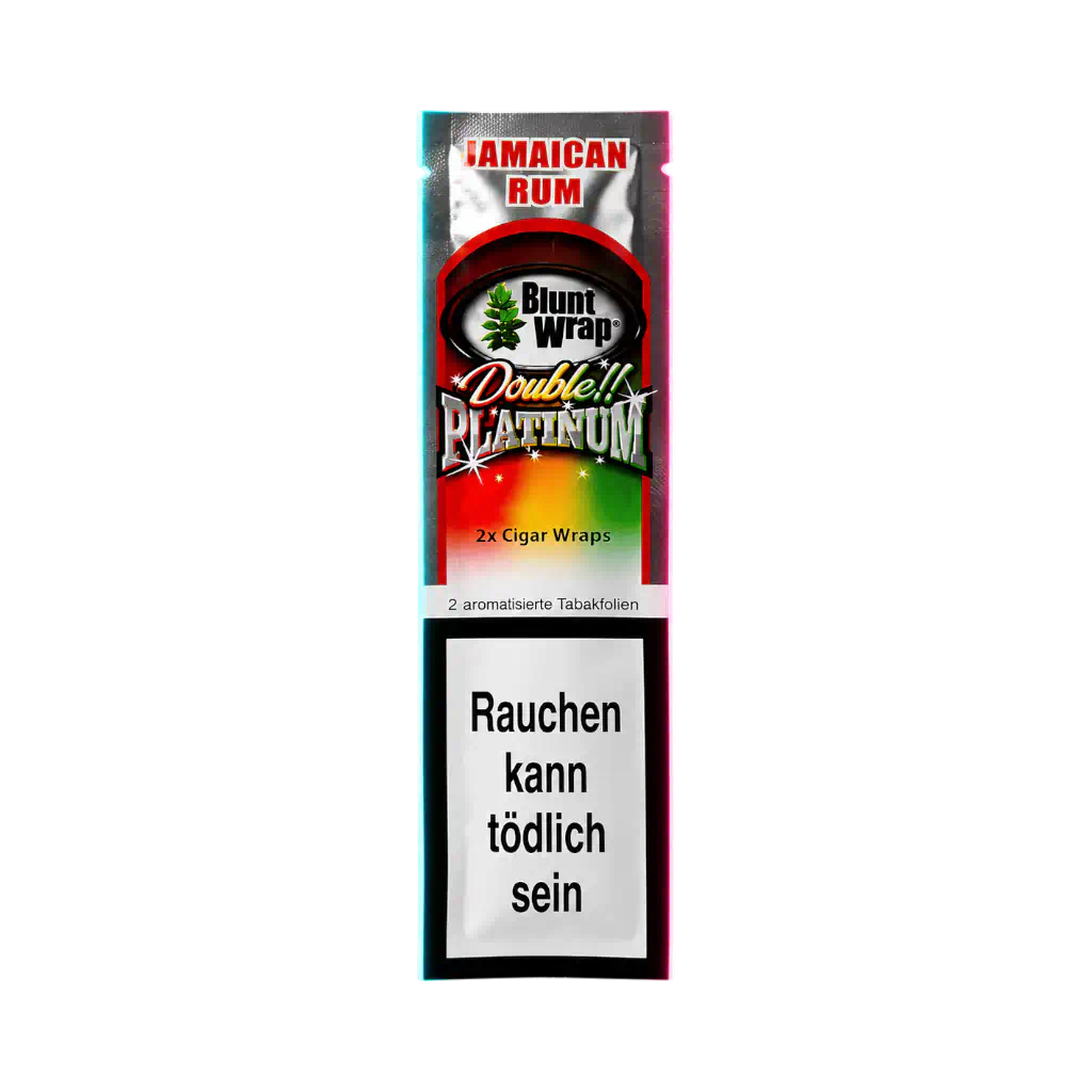 Blunt Wraps Double Platinum Jamaican Rum 2 in 1