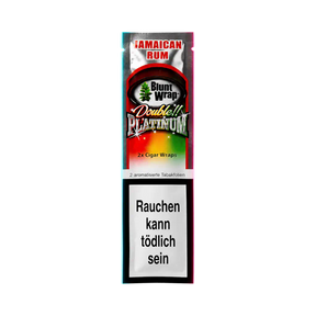 Blunt Wraps Double Platinum Jamaican Rum 2 in 1
