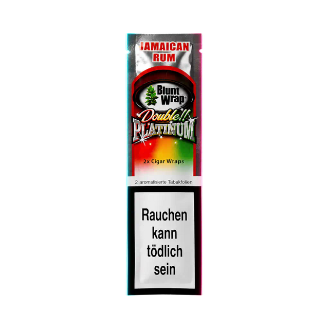 Blunt Wraps Double Platinum Jamaican Rum 2 in 1