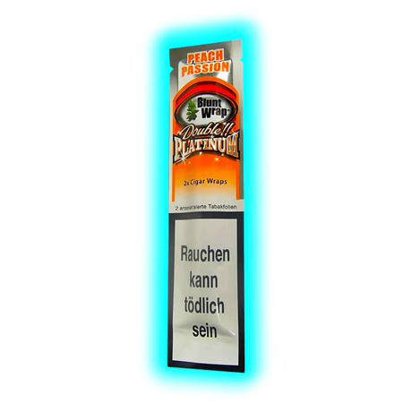 Blunt Wraps Double Platinum Peach Passion 2 in 1