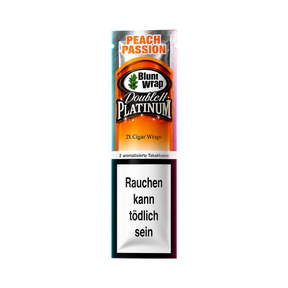 Blunt Wraps Double Platinum Peach Passion 2 in 1
