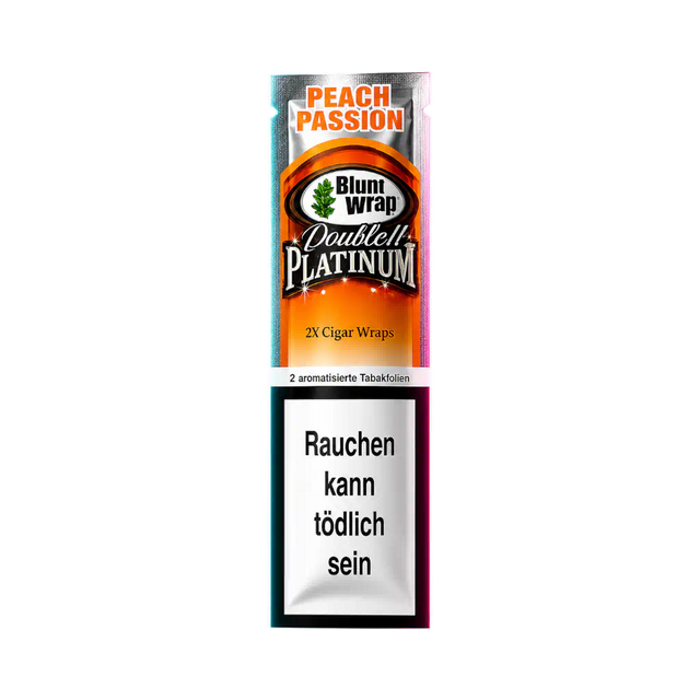 Blunt Wraps Double Platinum Peach Passion 2 in 1