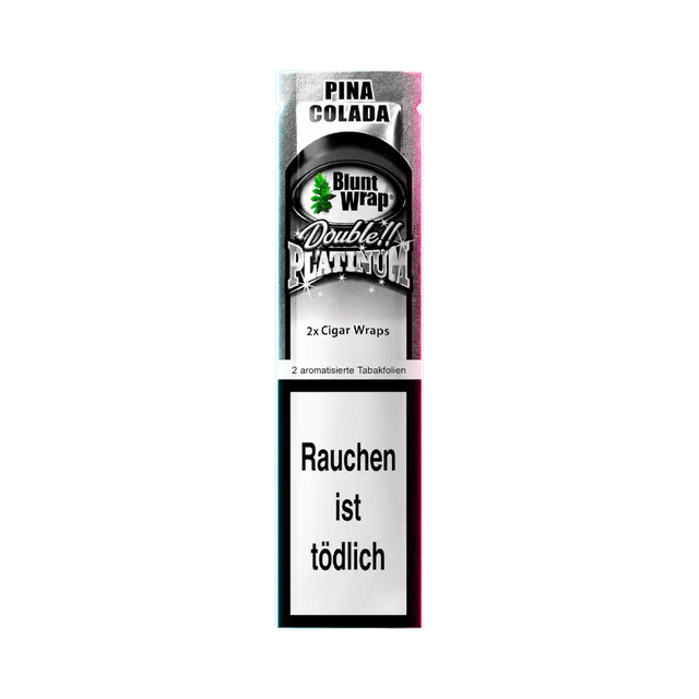 Blunt Wraps Double Platinum Pina Colada 2 in 1