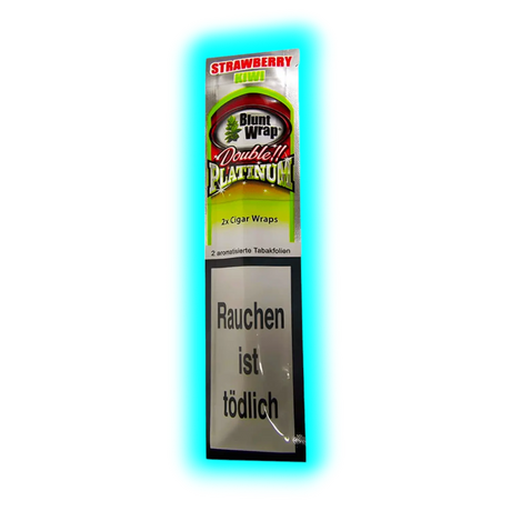 Blunt Wraps Double Platinum Strawberry Kiwi 2 in 1
