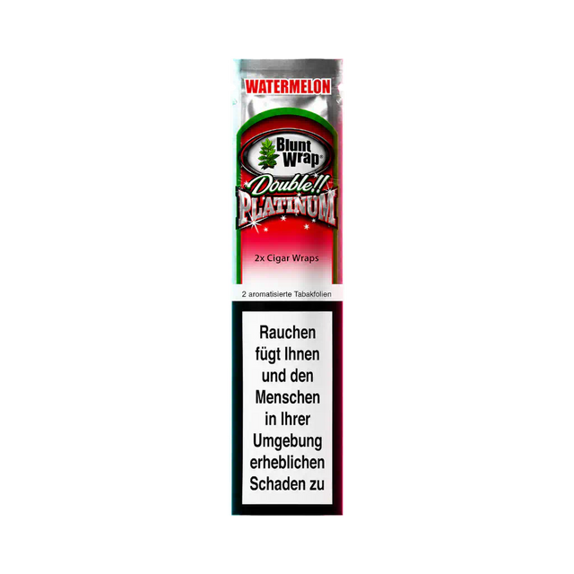 Blunt Wraps Double Platinum Watermelon 2 in 1