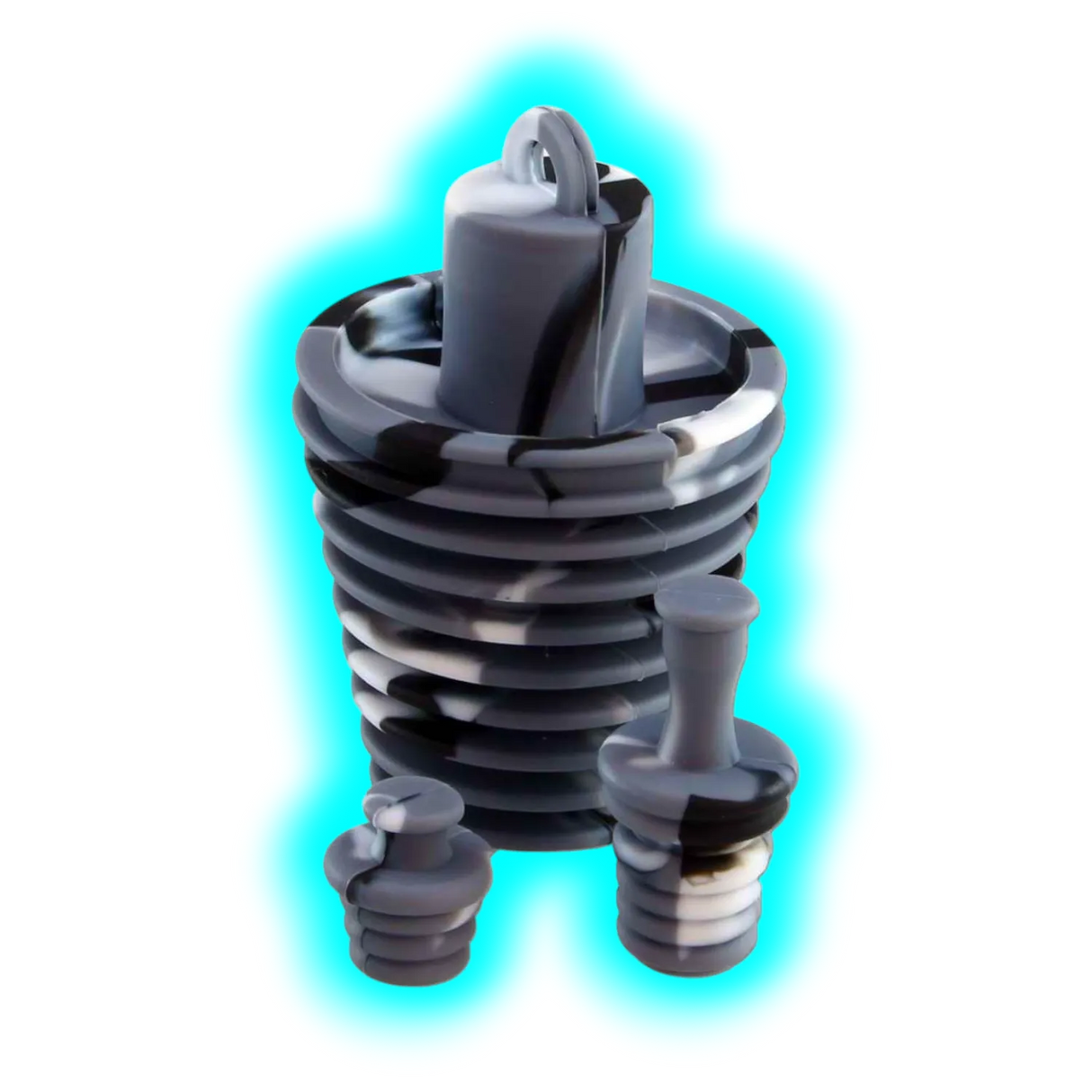 Bong Plug Set Silicone Camo