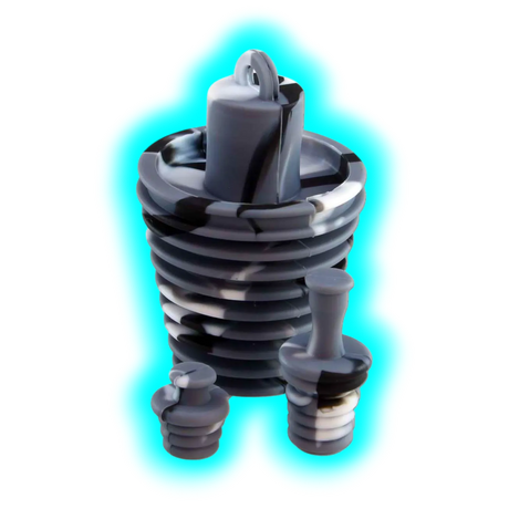 Bong Plug Set Silicone Camo