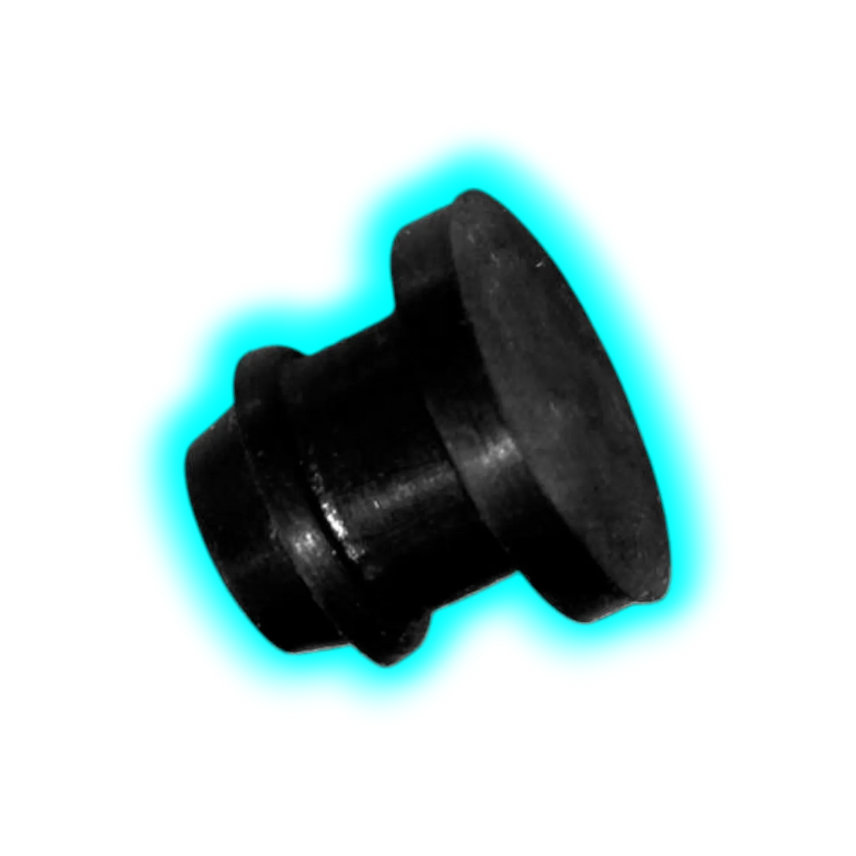 Bong Rubberplug Kick Hole Black