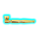 Brass Pipe with Filter Inlay 10cm