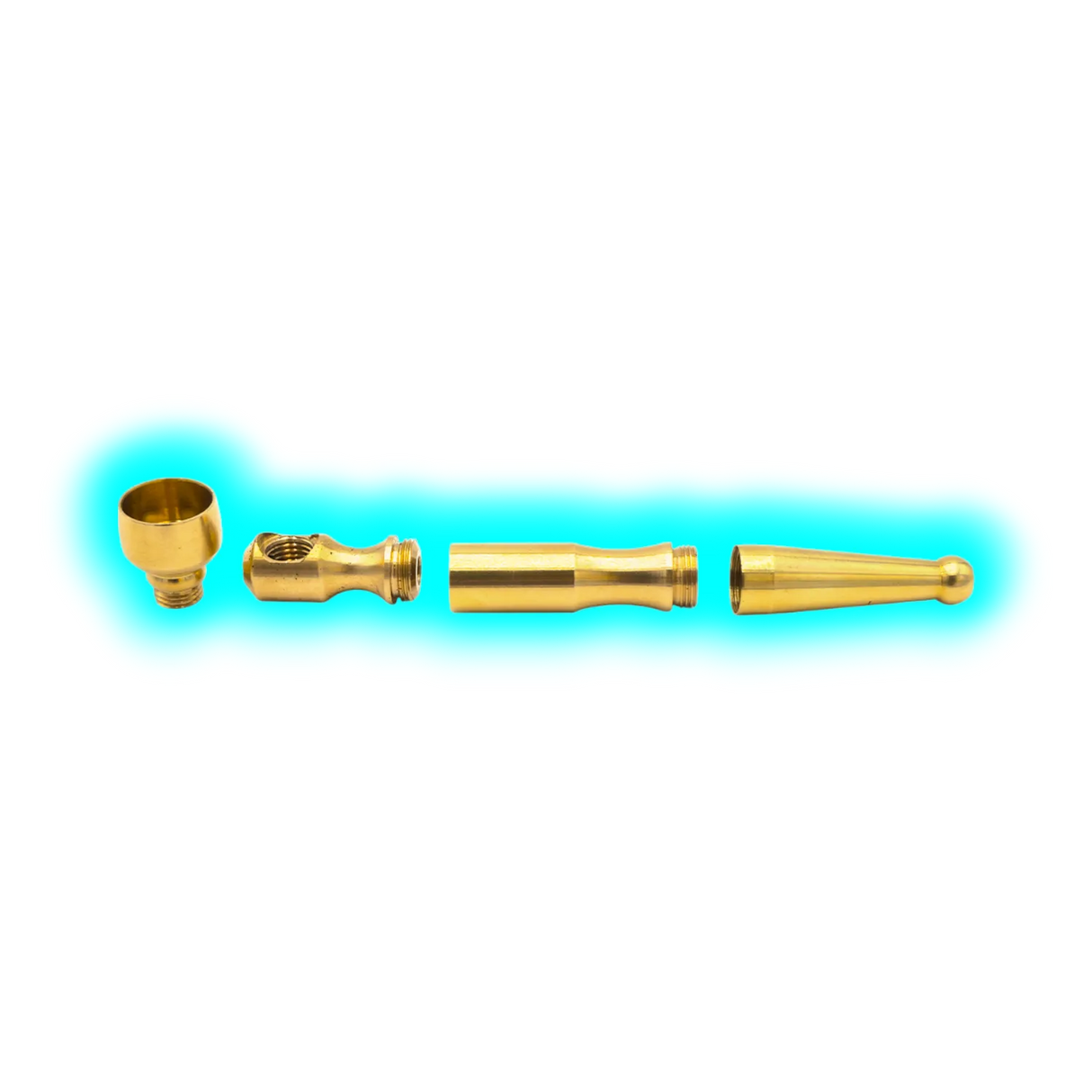 Brass Pipe with Filter Inlay 10cm