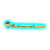 Brass Pipe with Filter Inlay 10cm