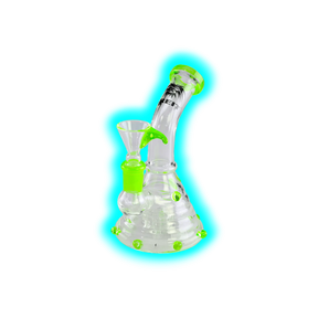 BREIT Drumperkolator Bong with Nobs Green