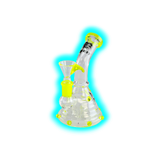 BREIT Drumperkolator Bong with Nobs Yellow
