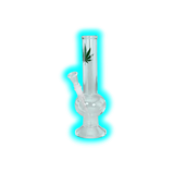 Breitseite Glassbong Cannabisleaf round 35cm