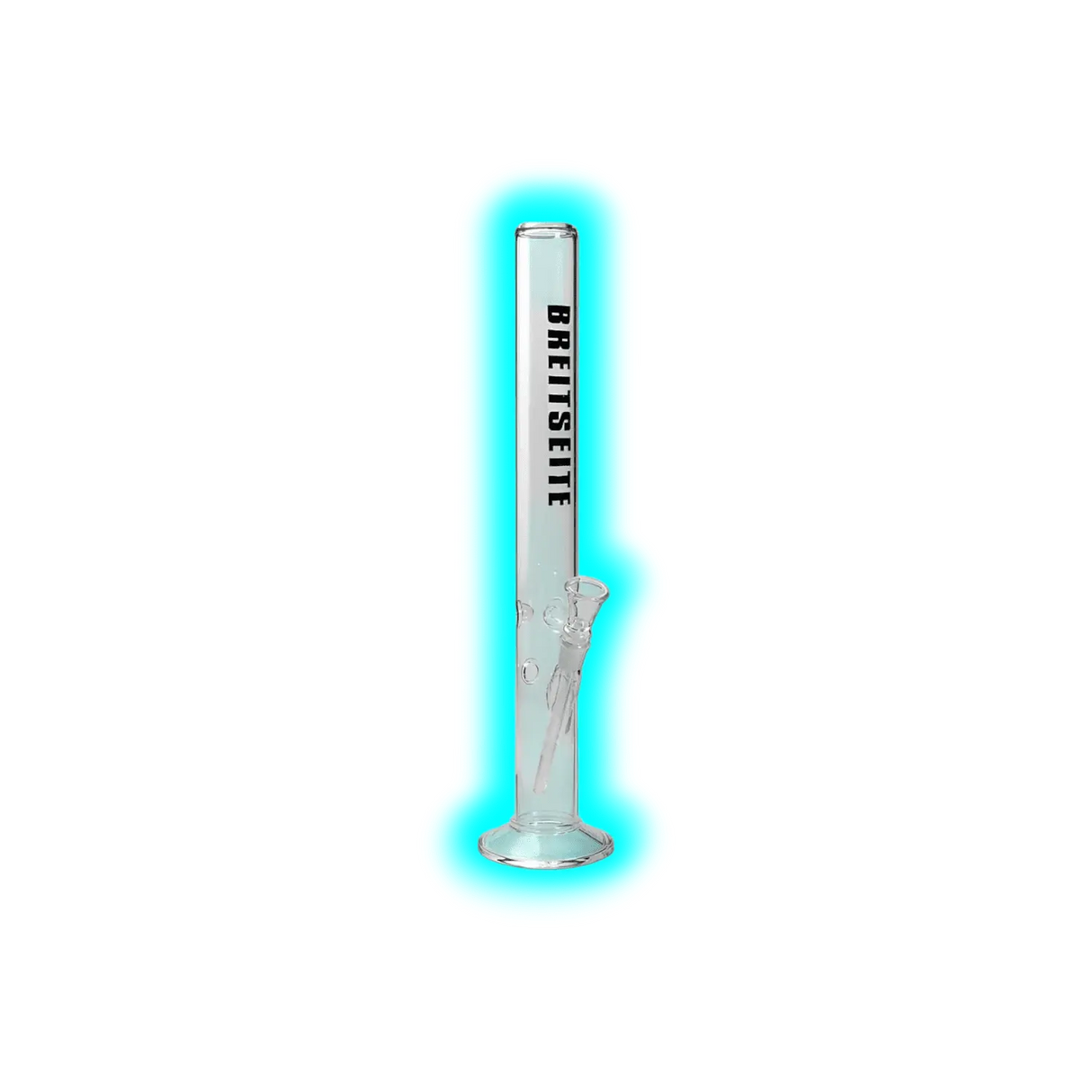 Breitseite Zylinder Glasbong Ice 55cm