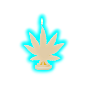 Candle Bea Cannabis Leaf Candle