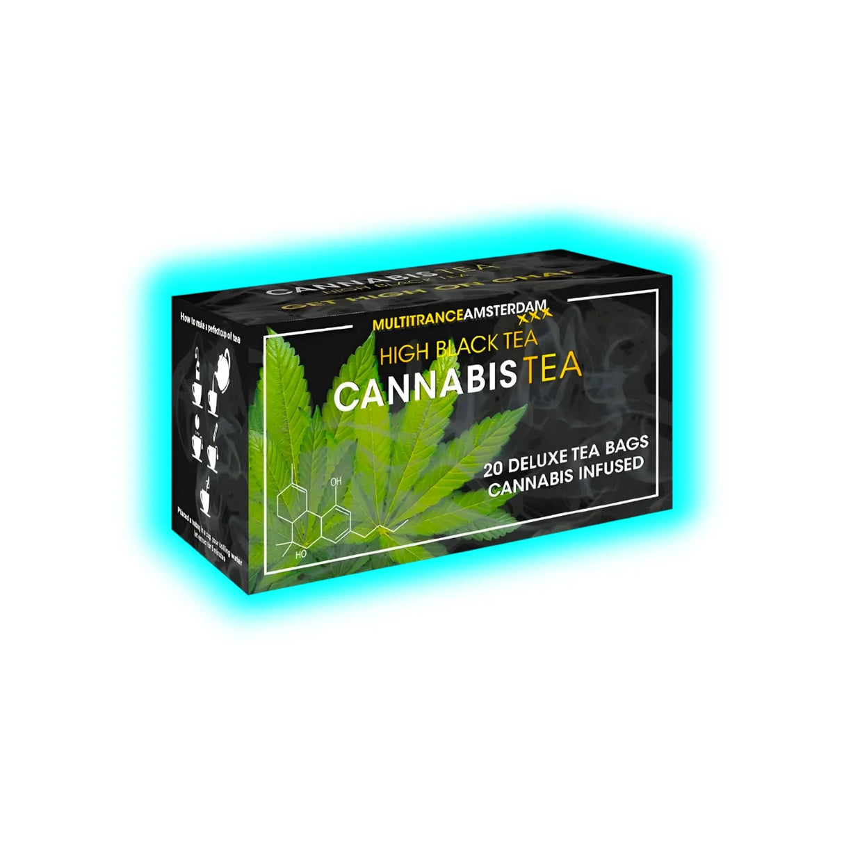Cannabis Tea - Black High Tea - 20 x 1,5g