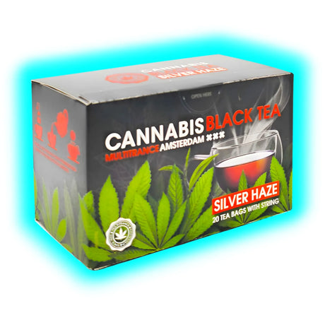 Cannabis Tea - Black Tea Silver Haze - 20 x 1,5g