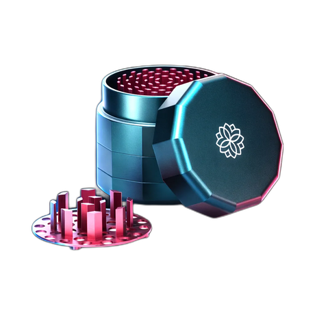 CAPU Herb Grinder Frequent Flyer Green in der Frontansicht