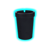Car Ashtray PVC Black 8cm