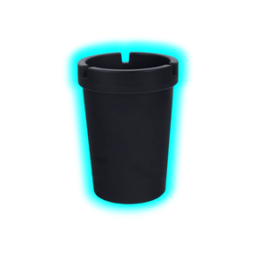 Car Ashtray PVC Black 8cm