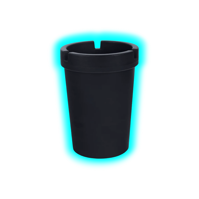 Car Ashtray PVC Black 8cm