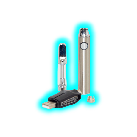 CBD Vape Pen Kit Silver