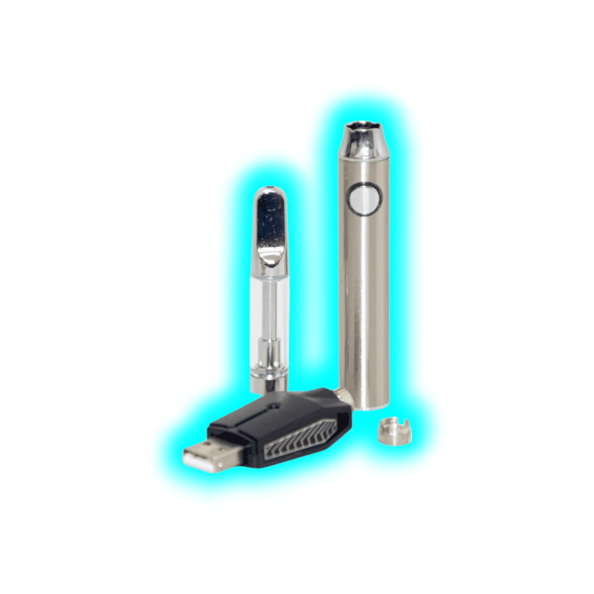 CBD Vape Pen Kit Silber