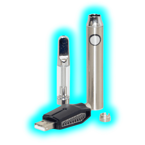 CBD Vape Pen Kit Silber