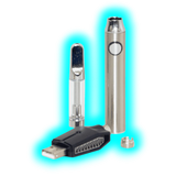 CBD Vape Pen Kit Silber