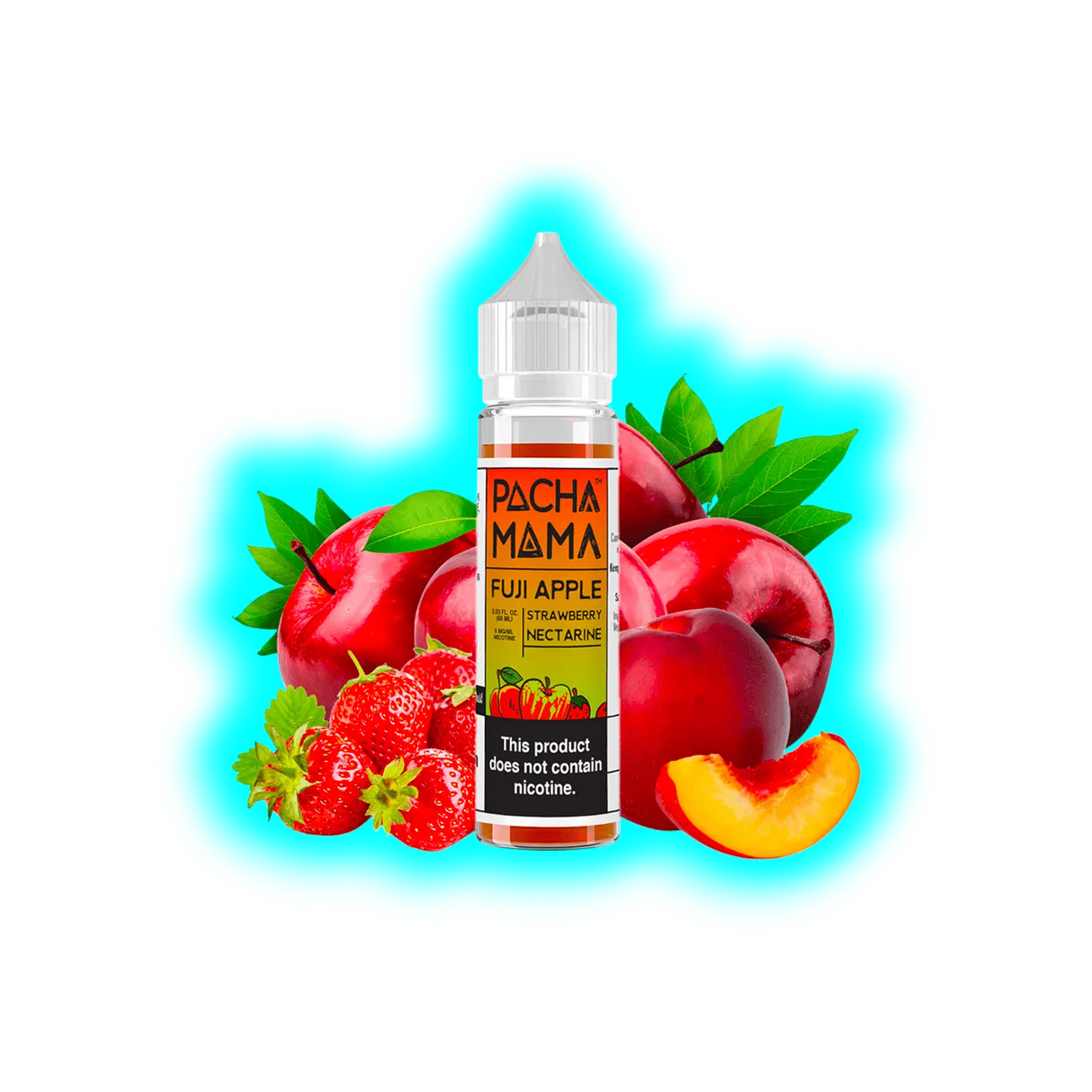 Charlies Chalk Dust Pacha Mama Fuji Apple Strawberry Nectarine 50ml Shortfill
