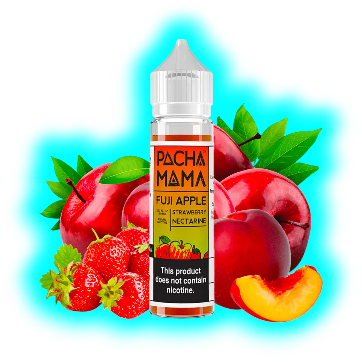 Charlies Chalk Dust Pacha Mama Fuji Apple Strawberry Nectarine 50ml Shortfill